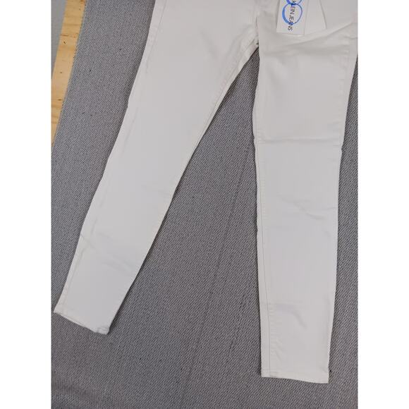 Calvin Klein Jeans Womens 29X30 Miami White Mid Rise Skinny Casual Beach - Picture 5 of 15